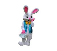 Easter Rabbit Bunny Rabbit Mascot Costume Adult Size Fancy Dress Easter Decoration Gift for Family Ggzg 2024