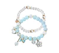 Easter Rabbit Crystals Rose Pearl Bracelet Newborn Baby Bracelets for Infant Girls Men's Watches