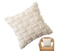 Easter Rabbit Pillow Covers, 17.72x17.72 Inch Soft Throw Pillowcases, Cute Egg Pattern Decorative Cushion Covers with Hidden Zipper, Home Decor, Indoor Design, Sofa Decoration for Living Room Bedroom