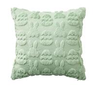 Easter Rabbit Pillow Covers, 17.72x17.72 Inch Soft Throw Pillowcases, Cute Egg Pattern Decorative Cushion Covers with Hidden Zipper, Home Decor, Indoor Design, Sofa Decoration for Living Room Bedroom