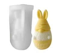 Easter Silicone Molds | Bunny Gnome Spring Candle Making Supplies | 3D Epoxy Resin Mould | for Handmade Plaster Ornament Cake Decoration Home Accent Candy DIY Lovers Holiday Party