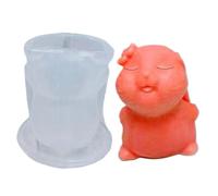 Easter Silicone Molds - Easter Bunny Silicone Mold | Easter Candle Molds | Candle Mold Cake Decoration | Easter Rabbit Mould, Candle Mold, Cake Decoration For Clay Works, Birthday Or Festival