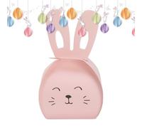 Easter Snack Box Delight, ensemble de sacs à friandises pour lapin, boîte de traitement moyenne avec bonbons de printemps et biscuits pour le plaisir de la famille, emballage de qualité supérieure