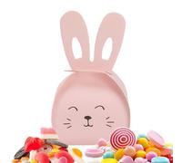 Easter Snack Box - Holiday Bunny Treats, Chocolate Candy Box, Cardboard Easter Gift, Adorable Rabbit Design, Party Goodie Bags for Kids Adults Birthday Spring Celebrations