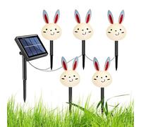 Easter Solar Lights - Bunny Carrot Design, Waterproof LED Garden, Outdoor Lawn Decoration, Energy Saving Solar Lamp | Patio Yard Walkway Courtyard For Holiday Garden Landscaping Festive Lighting