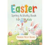 Easter Spring Activity Book For Kids: Nordic Nest Puzzle Adventures