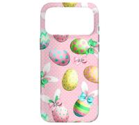 Easter Spring Decor with Easter Eggs & Bunny Ears Aesthetic Coque pour iPhone 17 Pro Max