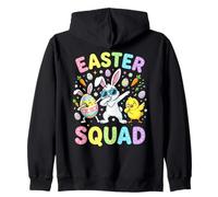 Easter Squad Joyeuses fêtes de Pâques avec œufs, Lapin et Lapin Sweat à Capuche