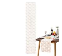 Easter Table Runner - 92x13 pouces | Coureur de table en tissu doux avec oreilles de lapin mignonnes, parfait pour les décorations de fête de Pâques, maison, appartement, cuisine, salle à manger