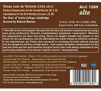 Easter Week Lamentations & Responsories by VICTORIA,T. L. [Audio CD] NEUF