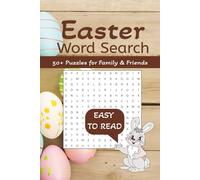 Easter Word Search: Easter Word Search Puzzles for Kids, Teens, and Adults | Easy to Read 50+ Puzzles for Family and Friends | 6x9 Inches, 110 Pages | Solutions Included