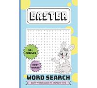 Easter word search puzzle book: Word searches for adults and teens with easy to read print about Easter, Family, Religion and more | 6x9 inches, 110 ... gift for vacations, holidays and relaxation