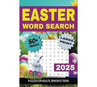 Easter Word Search Puzzle Book: Word Searches with Easy to Read print about Easter, Bunnies & Eggs | 6x9 inches, 110 pages | 50+ Puzzles | Gift for Vacations, Holidays and Free Times