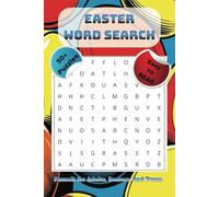 Easter Word Search Puzzle Book: Word Searches with Easy to Read Print About Easter, Easter Essentials and More | 6x9 inches, 110 pages | 50+ ... Gift for Vacations, Holiday, and Free Time