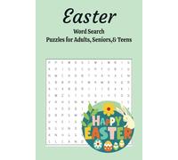 Easter Word Search Puzzle Book: Word Searches with Easy to Read Print about Holy Week, Good Friday, Easter Sunday and More| 6x9 inches, 110 pages | ... Gift for Vacations, Holidays and Free Times