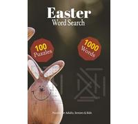 Easter Word Search: Word Search Puzzles with Easy to Read Print about Easter | 6x9 inches, 200 pages | 100 Puzzles, Gift for Vacations, Holidays and Relaxation