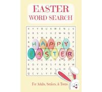 Easter Word Search: Word Search with Easy to Read print about Easter, Easter Bunny, Easter Holiday, and more 6X9 inches | 110 pages | 50+ puzzles.. Gift for vacations, holidays, and free time