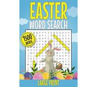 Easter Word Search: Word Searches with Easy to Read Print about, April, Easter, Eggs, and more | 6x9 inches, 100 pages | 1500 Words ... Gift for Vacations, Holidays, and Free Times