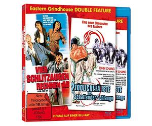 Eastern Grindhouse Double Feature Vol. 2 - Vier Schlitzaugen Rechnen Ab / Zwei Tödliche Fäust [Blu-ray]