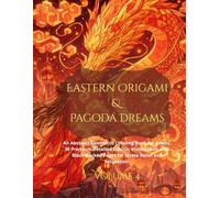 Eastern Origami & Pagoda Dreams: An Abstract Geometric Coloring Book for Adults. 30 Premium Detailed Cubism Illustrations with Black-Backed Pages for Stress Relief and Relaxation