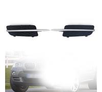 EASTERTIME Garniture de calandre de pare-chocs avant de voiture cadre de couverture de phare antibrouillard adapté for BMW X5 E70 X6 E71 2007-2010 couvercle de panneau de cadre de gril de feu de broui