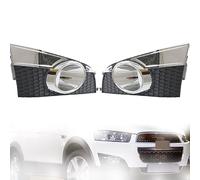 EASTERTIME Pare-chocs avant de voiture antibrouillard gril antibrouillard cadre couverture garniture antibrouillard gril cadre panneau couverture adapté for Chevrolet Captiva 2012-2014 Grille de pare-