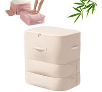 EastHedge Sac De Compression Ultime - Spacemaster,Organisateur D'Auto-Compression Ultra,Pratique Et Efficace Sac Compression (Beige,L (52x42x60 CM))