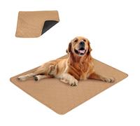 Eastlion Tapis Educateur Chien Ultra Absorbant,Réutilisables Alèse Tapis Chien Pipi,Tapis Educateur pour Chien et Chiot Convient Aux Chiens/Chats/Cochon d'Inde(1 PCS 60x45 cm) S-Beige