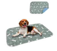 Eastlion Tapis Éducateur pour Chien Lavable Réutilisable,Tapis Educateur pour Chien et Chiot Convient Aux Chiens/Chats/Cochon d'Inde(60x40 cm 1 Pièces) S-Gris