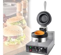 Eastnmythet Gaufrier à Hamburger, Presse à Sandwich pour Usage Domestique et Commercial, Moule à Hamburgers, Machine à Hamburgers à crème glacée antiadhésive 1200W,110V