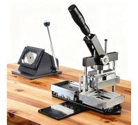 Eastnmythet Kit de Fabrication D'aimants pour Réfrigérateur, Machine à Fabriquer des Aimants Photo à Faire Soi-même avec Massicot et 100 Consommables, Rectangle 80x53mm/3.1x2.1in