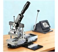 Eastnmythet Kit de Fabrication de Magnets pour Réfrigérateur - 100 Consommables et Massicot, Machine à Badges Rectangulaires à Faire Soi-même pour Photos 80x53mm/3.1x2.1in