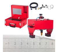 Eastnmythet Machine de Marquage par Points Pneumatique pour Métal pour Créer des Lettres, des Numéros de Série, des Codes VIN, des Numéros, Machine de Marquage par Points Pneumatique,B-100x20mm