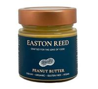 Easton Reed Creamy Bio Peanut Butter, Beurre de Cacahuète Bio Creamy, Pur Arabesques de Noix, Texture Fluide Idéale pour Nappage Bowls, Porridge & Shakes, Sauce Gourmet Végane sans Huile de Palme