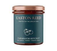 Easton Reed Farmhouse Ketchup - Fabriqué artisanalement en Allemagne - Ketchup aux morceaux de tomate, poivron et oignon - 280ml - Sauce barbecue gourmet rustique - Sans arômes artificiels