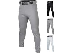Easton Rival+ Baseball Pants | Full Length Semi-Relaxed Fit | Adult Sizes | Solid | Multiple Colors Pantalon, Gris, XS Homme