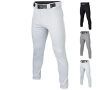 Easton Pantalon de baseball Rival+ – Longueur totale, coupe semi-ample – Homme, Blanc, XS