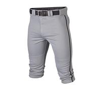 Easton Rival+ Baseball Pants | Knicker Fit | Adult Sizes | Piped | Multiple Colors Pantalon, Gris/Noir, S Homme