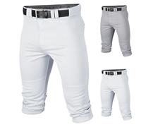 Easton Rival+ Baseball Pants | Knicker Fit | Adult Sizes | Solid | Multiple Colors Pantalon, Blanc, S Homme