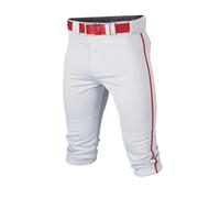Easton Rival+ Pantalon de Baseball, Blanc/Rouge, L Homme