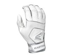 Easton Walk-Off NX Gants de Frappe, Baseball/Softball, Taille L, Blanc/Blanc