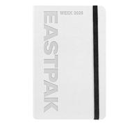 EASTPAK Agenda 2026 officiel Eastpak, agenda hebdomadaire 12 mois, planificateur hebdomadaire avec 192 pages, élastique, poche de transport, signet, calendrier 2026 et 2027, format 9 x 14 cm, glace