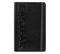 EASTPAK Agenda officiel 2026 Eastpak Agenda journalier 12 mois Midi, planificateur quotidien avec 352 pages, élastique, poche de transport, signet, calendrier 2026 et 2027, format 9 x 14 cm, noir