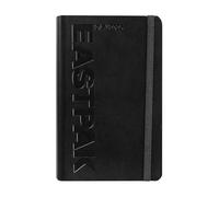EASTPAK Agenda officiel 2026 Eastpak Agenda journalier 12 mois Midi, planificateur quotidien avec 352 pages, élastique, poche de transport, signet, calendrier 2026 et 2027, format 9 x 14 cm, noir