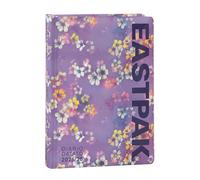 EASTPAK Agenda scolaire 2025 - 2026 Agenda quotidien moyen 13 mois, idéal pour l'école moyenne et supérieure, avec couverture rembourrée et 352 pages colorées, 12 x 16,5 cm