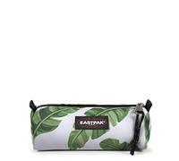 Eastpak Benchmark Single Trousse, 21 cm, Blanc (Brize Leaves Natural)