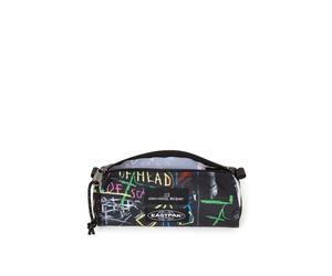 EASTPAK Étui jaune / vert / noir chiné, Taille Onesize