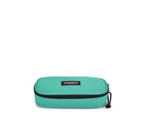 EASTPAK Étui 'Oval Single' bleu cyan / noir, Taille One Size