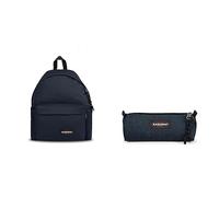 EASTPAK Padded Pak'r Sac à Dos, 40 x 30 x 18 cm, 24 L, Ultra Marine & Benchmark Single Trousse, 21 cm, Bleu (Triple Denim)