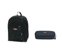 EASTPAK PINNACLE Sac à Dos, 27 L - Black (Noir) & OVAL SINGLE Trousse, 27 L - Triple Denim (Bleu)
